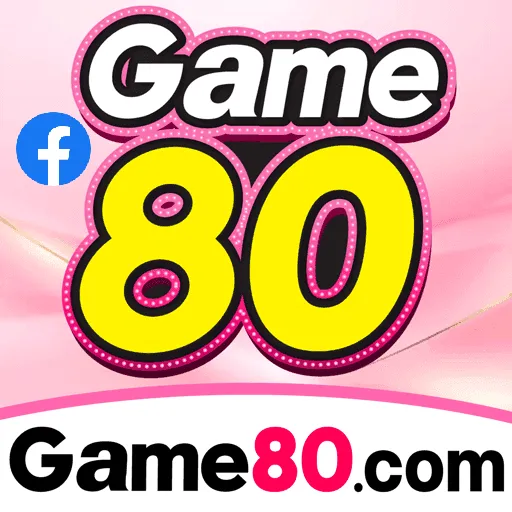 Imagem promovendo a página oficial da game80 no Facebook